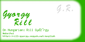 gyorgy rill business card